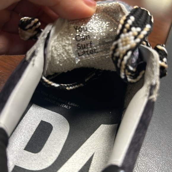 P448 low top sparkle sneaker Sz 8 1/2 - Picture 6 of 7